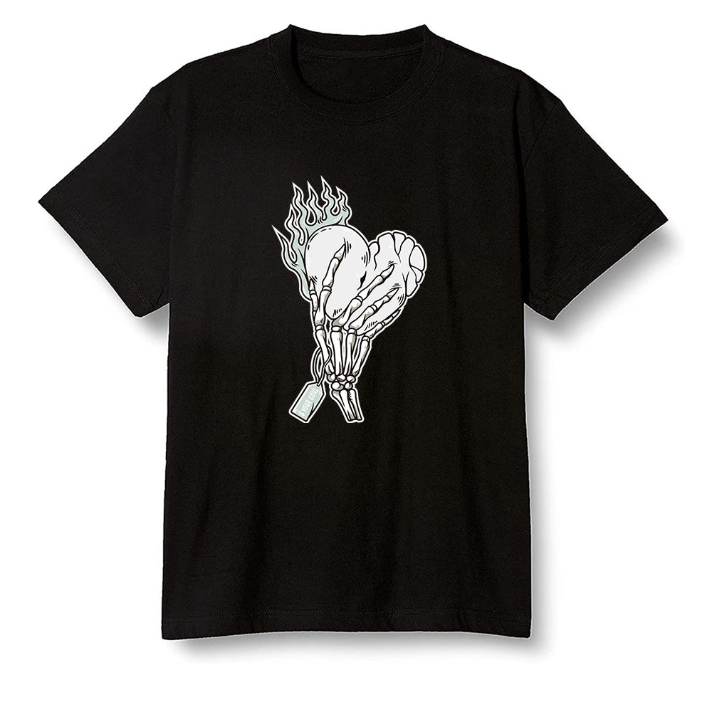 Pop Colour AJ1 Low Retro 'White' White/White-Metallic Silver - Love it will pay  - Black Men T-shirt