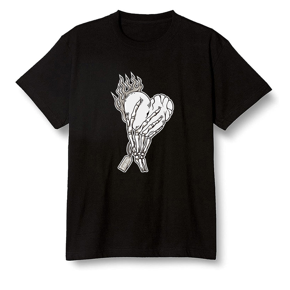 Pop Colour AJ1 Low Triple White - Love it will pay  - Black Men T-shirt