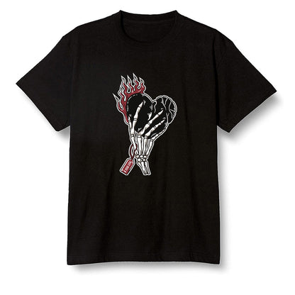 Pop Colour AJ1 Low Black Toe - Love it will pay  - Black Men T-shirt