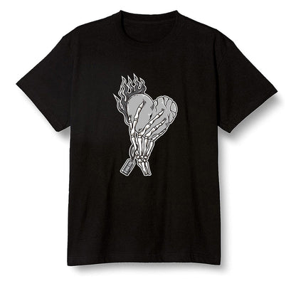 Pop Colour AJ1 Low GS Light Smoke Grey - Love it will pay  - Black Men T-shirt