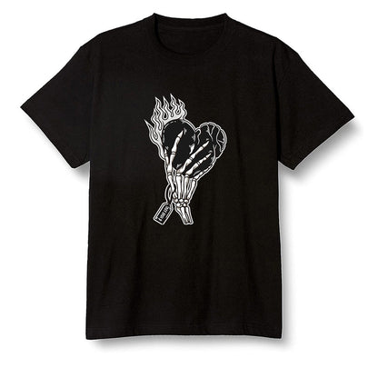 Pop Colour AJ1 High OG Black White - Love it will pay  - Black Men T-shirt