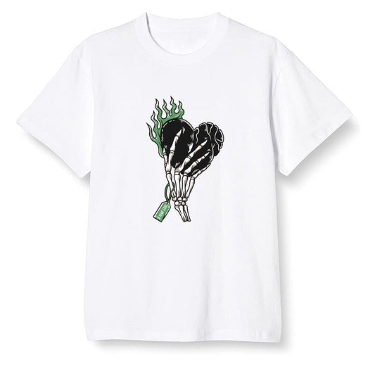 Pop Colour AJ1 Retro High OG Pine Green J10456 - Love it will pay  - White Men T-shirt