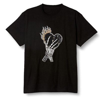Pop Colour AJ1 Retro High OGetallic Gold - Love it will pay  - Black Men T-shirt