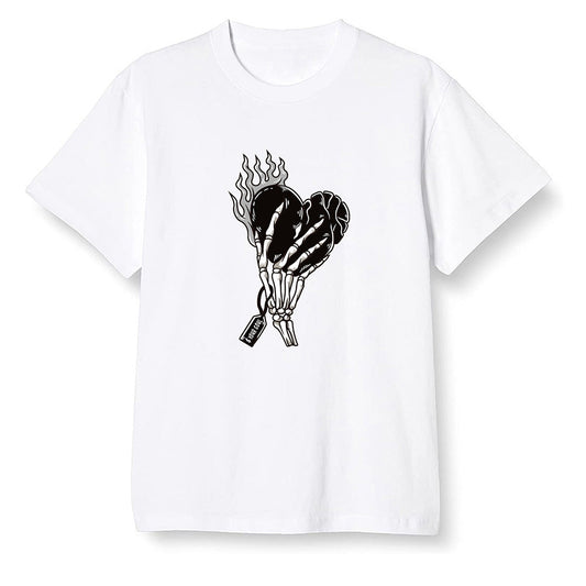 Pop Colour AJ1 Retro High OG Rebellionaire - Love it will pay  - White Men T-shirt
