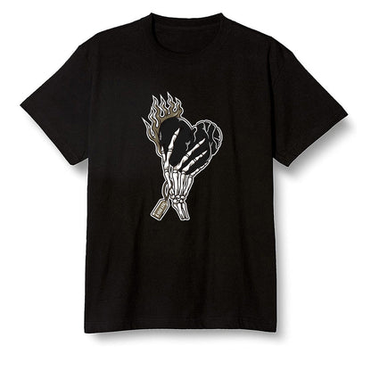 Pop Colour AJ1 Retro High Dark Mocha - Love it will pay  - Black Men T-shirt
