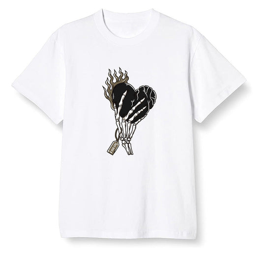Pop Colour AJ1 Retro High Dark Mocha - Love it will pay  - White Men T-shirt