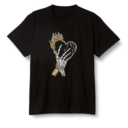 Pop Colour AJ1 Retro High OG Yellow Ochre - Love it will pay  - Black Men T-shirt