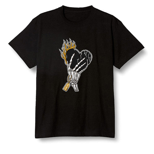 Pop Colour AJ1 Retro High OG Yellow Ochre - Love it will pay  - Black Men T-shirt