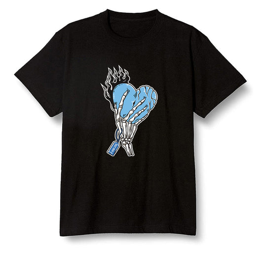 Pop Colour AJ1 Retro High OG University Blue - Love it will pay  - Black Men T-shirt