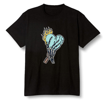 Pop Colour AJ1 Retro High OG Tokyo Bio Hack - Love it will pay  - Black Men T-shirt