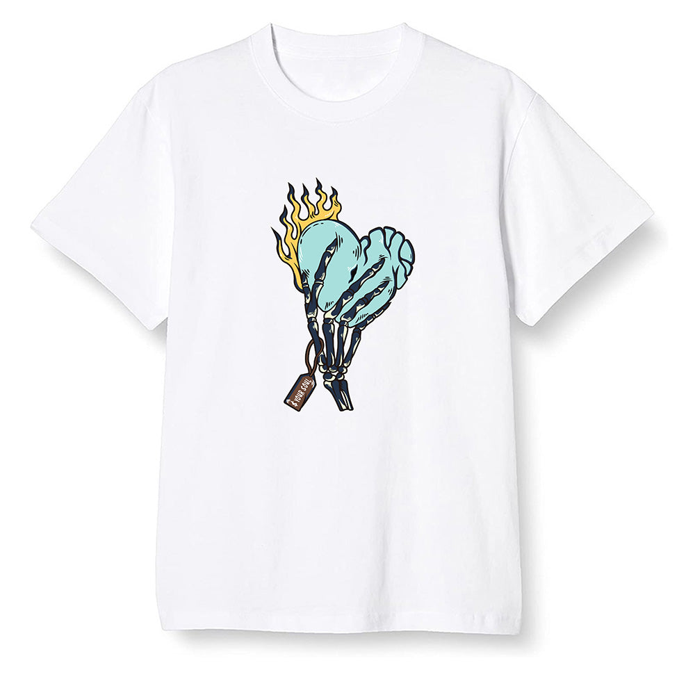 Pop Colour AJ1 Retro High OG Tokyo Bio Hack - Love it will pay  - White Men T-shirt