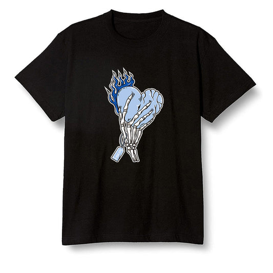 Pop Colour AJ1 Retro High OG Hyper Royal - Love it will pay  - Black Men T-shirt