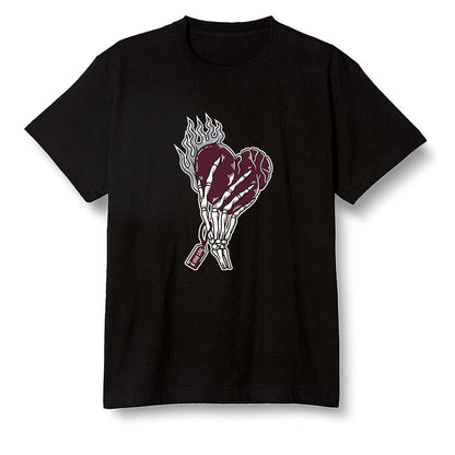 Pop Colour AJ1 Retro High OG Bordeaux - Love it will pay  - Black Men T-shirt