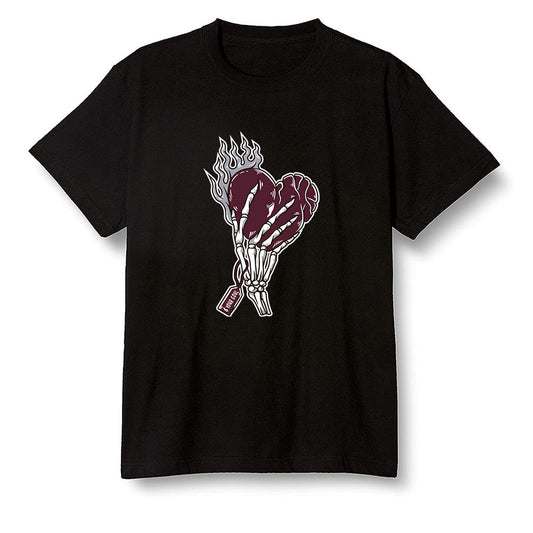 Pop Colour AJ1 Retro High OG Bordeaux - Love it will pay  - Black Men T-shirt