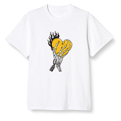 Pop Colour AJ1 Retro High OG Pollen - Love it will pay  - White Men T-shirt