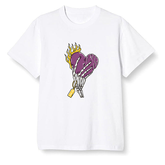 Pop Colour AJ1 Retro High OG Brotherhood - Love it will pay  - White Men T-shirt