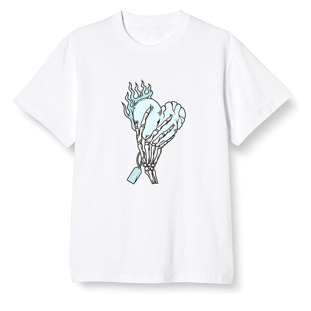 Pop Colour AJ1 NRG Joint Model - White - Love it will pay  - White Men T-shirt