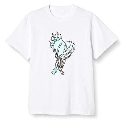 Pop Colour AJ1 NRG Joint Model - White - Love it will pay  - White Men T-shirt