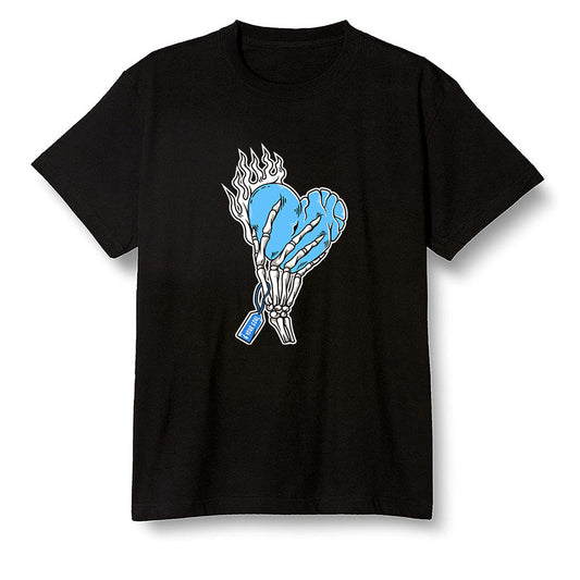 Pop Colour AJ1 NRG Joint Model - UNC - Love it will pay  - Black Men T-shirt