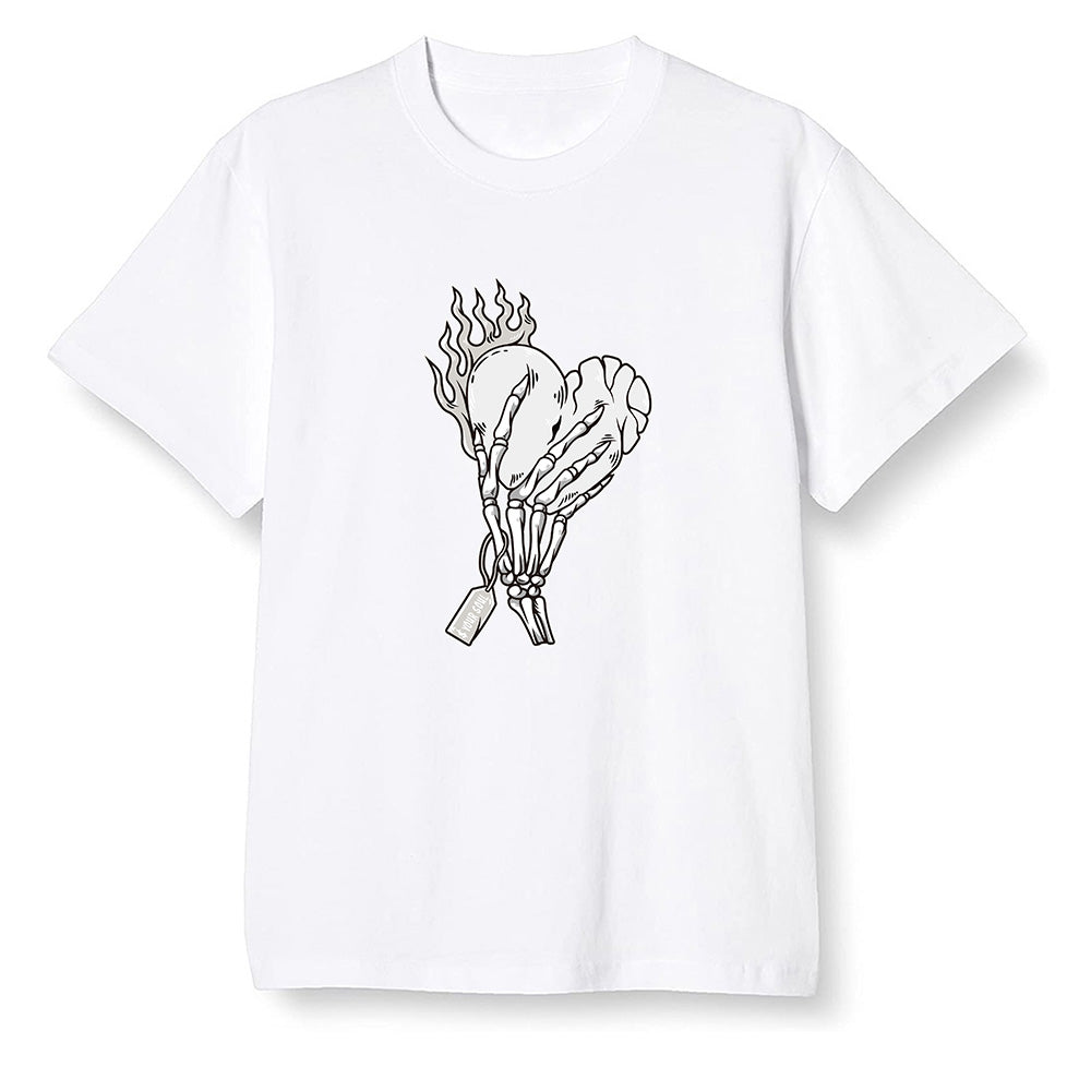 Pop Colour AJ1 Retro High '85 OG Neutral Grey - Love it will pay  - White Men T-shirt