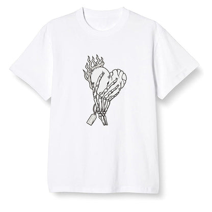 Pop Colour AJ1 Retro High '85 OG Neutral Grey - Love it will pay  - White Men T-shirt