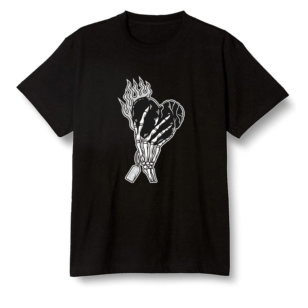 Pop Colour AJ1 High OG Silver TOE - Love it will pay  - Black Men T-shirt