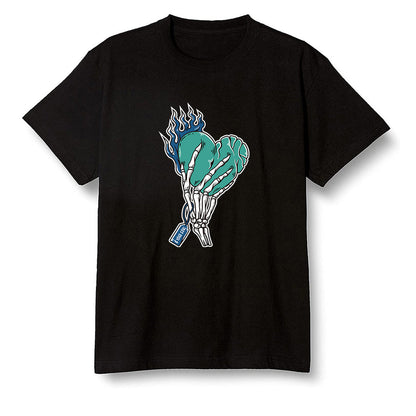 Pop Colour AJ1 High OG TIE DYE - Love it will pay  - Black Men T-shirt