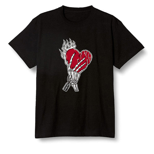 Pop Colour AJ1 High OG Satin Snake Chicago - Love it will pay  - Black Men T-shirt