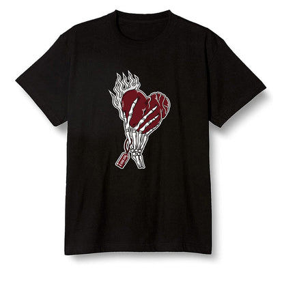 Pop Colour AJ1 Retro High OG SP White/Royal/Varsity Red/Black - Love it will pay  - Black Men T-shirt