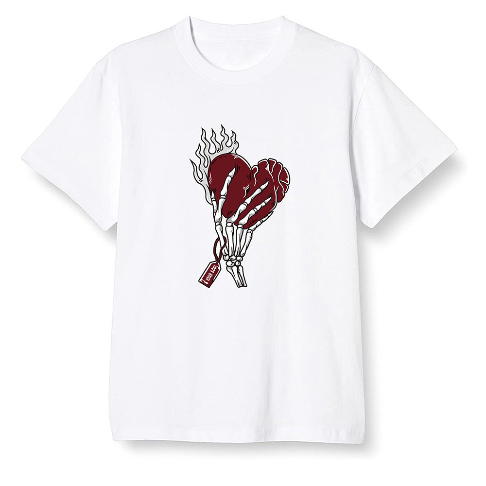 Pop Colour AJ1 Retro High OG SP White/Royal/Varsity Red/Black - Love it will pay  - White Men T-shirt