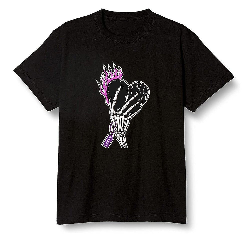 Pop Colour AJ1 Zoom Cmft Psg - Love it will pay  - Black Men T-shirt