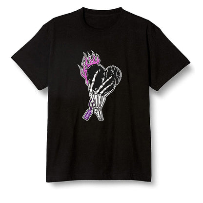 Pop Colour AJ1 Zoom Cmft Psg - Love it will pay  - Black Men T-shirt