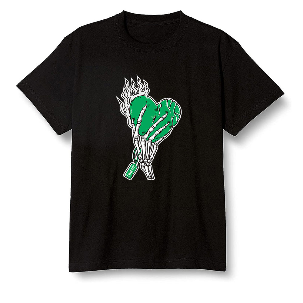 Pop Colour AJ1 High OG Lucky Green - Love it will pay  - Black Men T-shirt