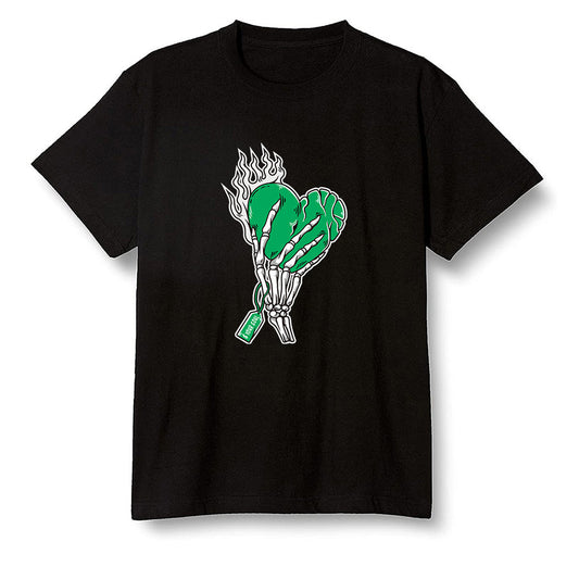 Pop Colour AJ1 High OG Lucky Green - Love it will pay  - Black Men T-shirt