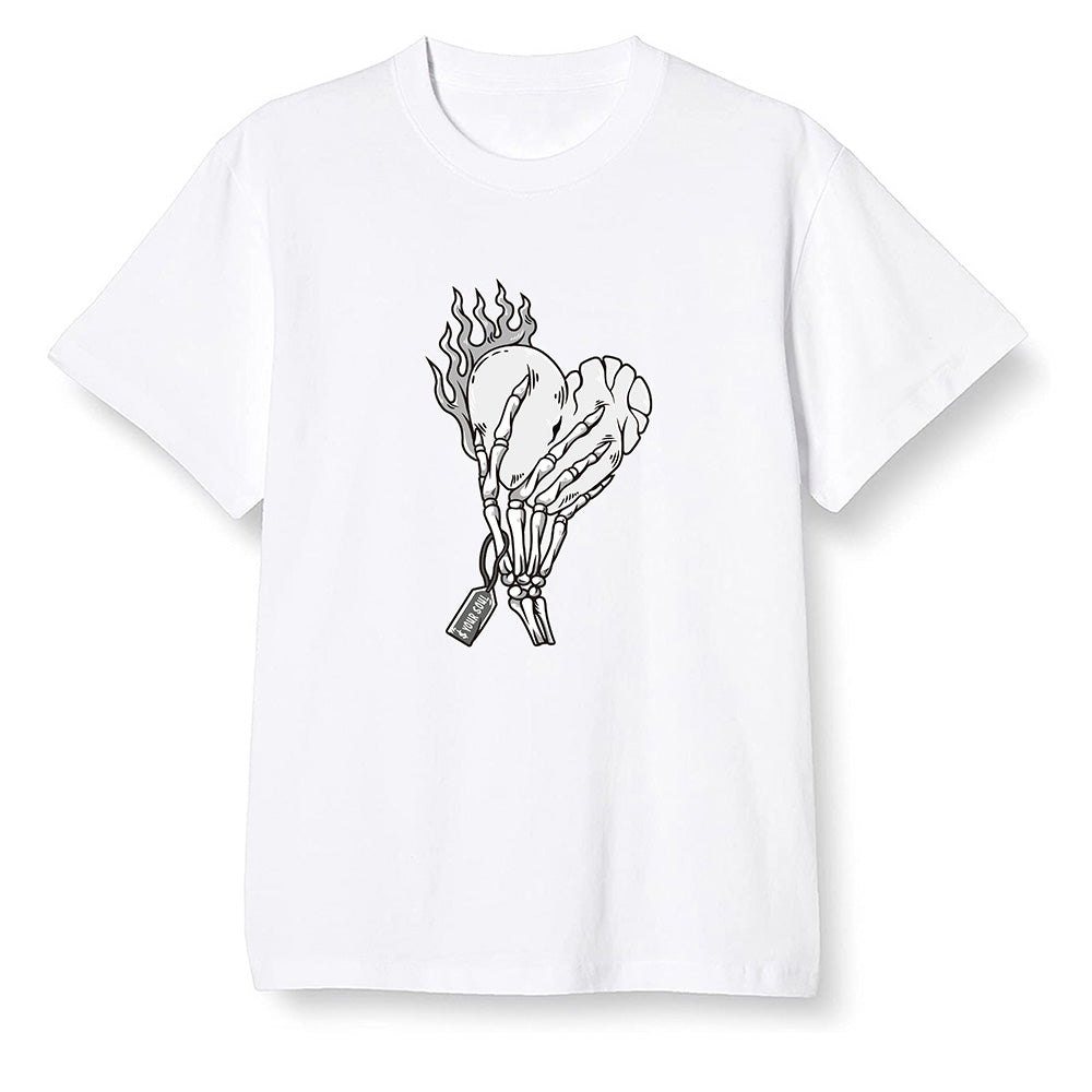 Pop Colour AJ1 Retro High OG CO Japan - Neutral Grey - Love it will pay  - White Men T-shirt