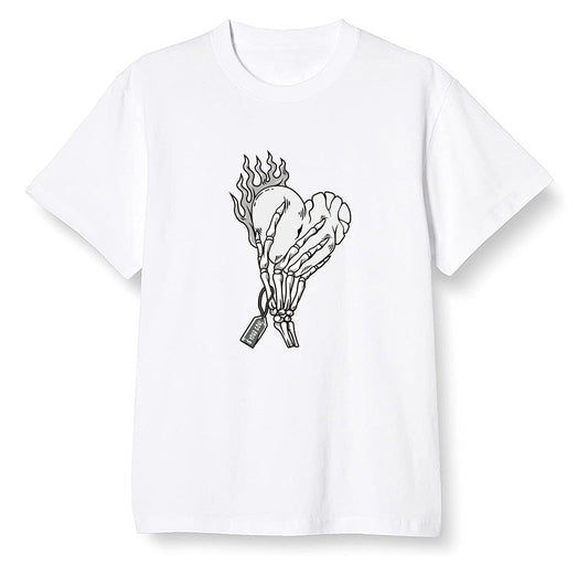 Pop Colour AJ1 Retro High OG CO Japan - Neutral Grey - Love it will pay  - White Men T-shirt