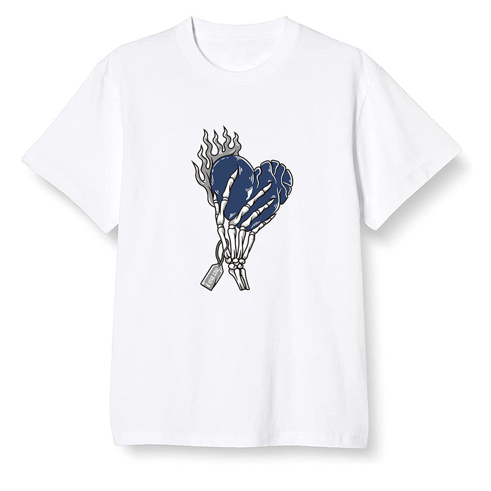 Pop Colour AJ1 High OG CO JP Midnight Navy - Love it will pay  - White Men T-shirt