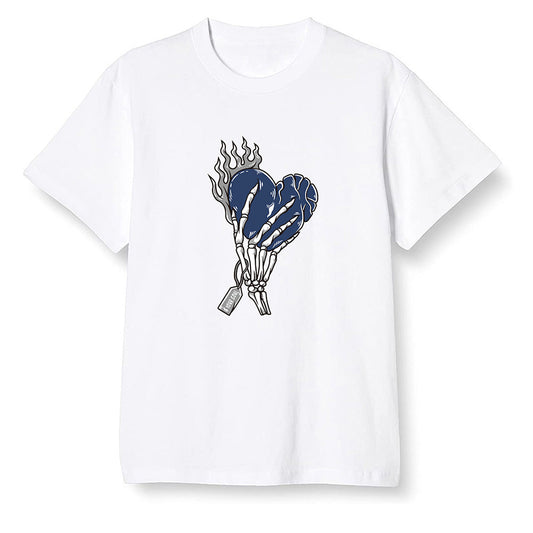 Pop Colour AJ1 High OG CO JP Midnight Navy - Love it will pay  - White Men T-shirt