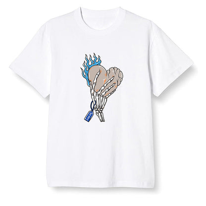 Pop Colour AJ1 Retro High OG PRO Prototype - Love it will pay  - White Men T-shirt