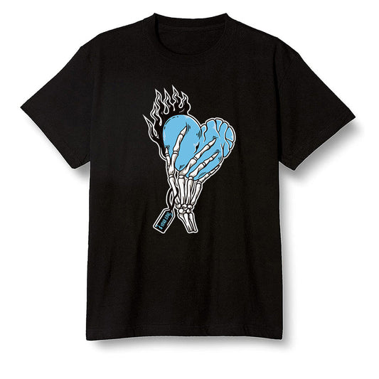 Pop Colour AJ13 Retro Obsidian Powder Blue - Love it will pay - Black Men T-shirt