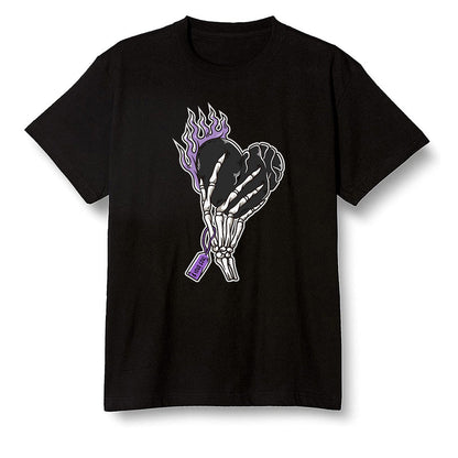 Pop Colour AJ13 Retro Court Purple - Love it will pay - Black Men T-shirt
