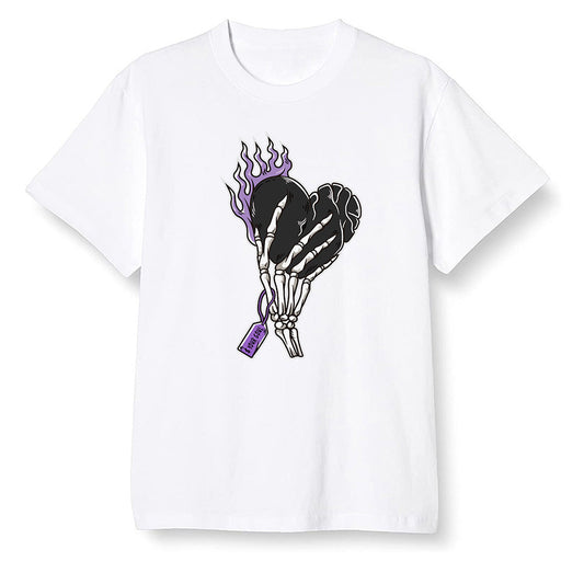 Pop Colour AJ13 Retro Court Purple - Love it will pay - White Men T-shirt