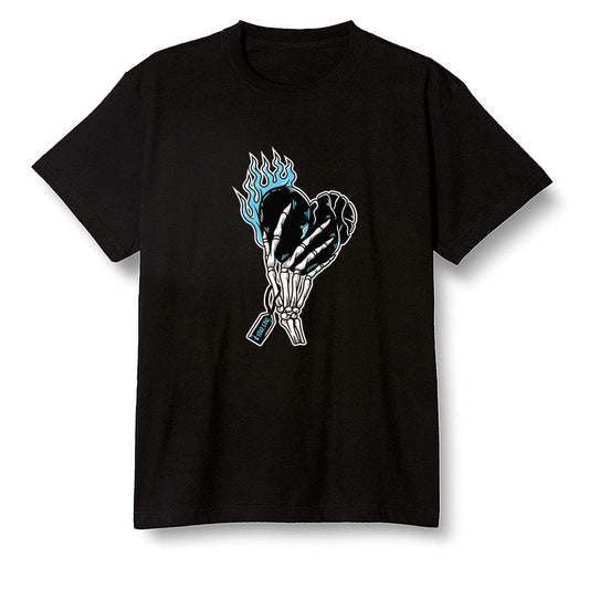 Pop Colour AJ6 Retro Unc - Univeristy Blue - Love it will pay - Black Men T-shirt