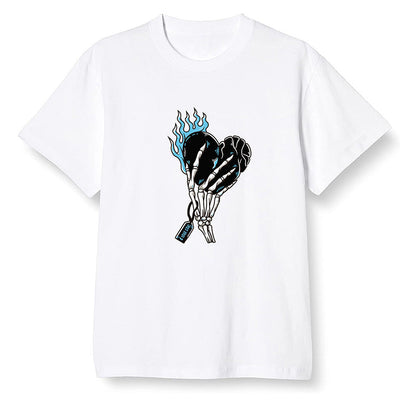 Pop Colour AJ6 Retro Unc - Univeristy Blue - Love it will pay - White Men T-shirt