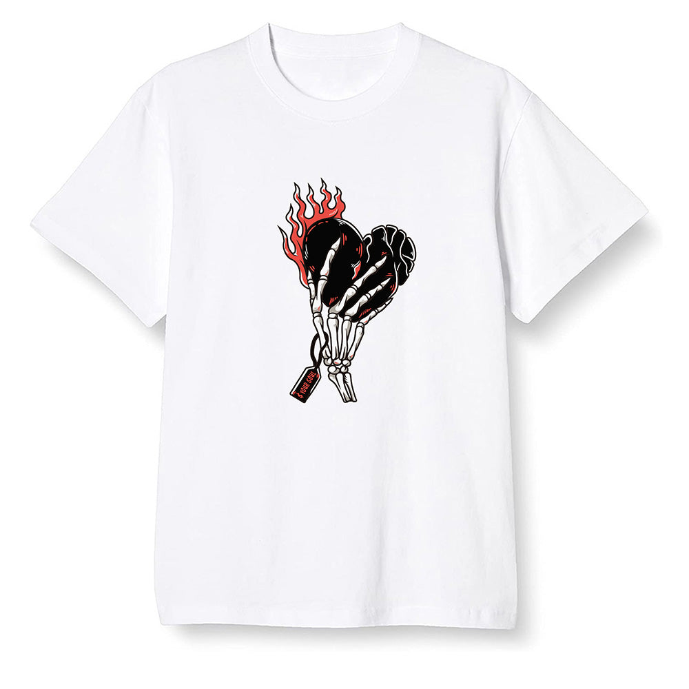 Pop Colour AJ6 Retro Black Infrared - Love it will pay - White Men T-shirt