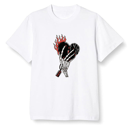 Pop Colour AJ6 Retro Black Infrared - Love it will pay - White Men T-shirt