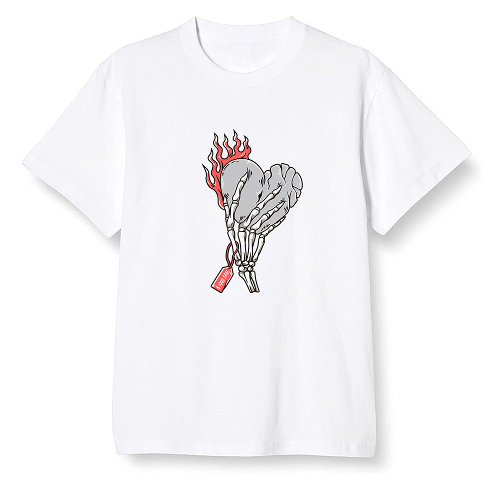 Pop Colour AJ6 Retro Tinker Hatfield - Love it will pay - White Men T-shirt