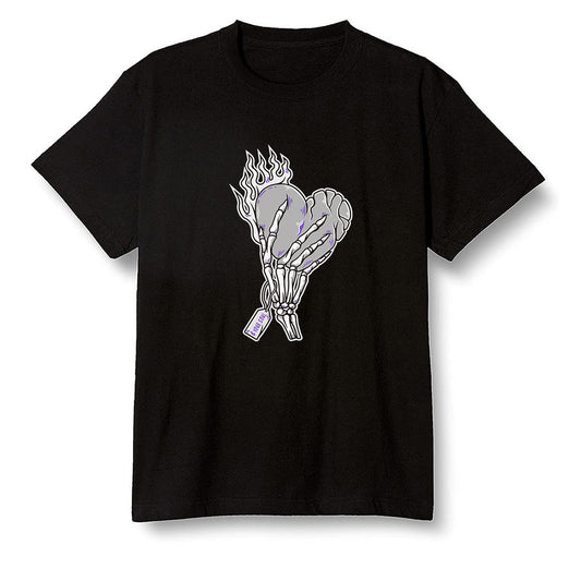 Pop Colour AJ6 Retro Ltr Flint - Love it will pay - Black Men T-shirt