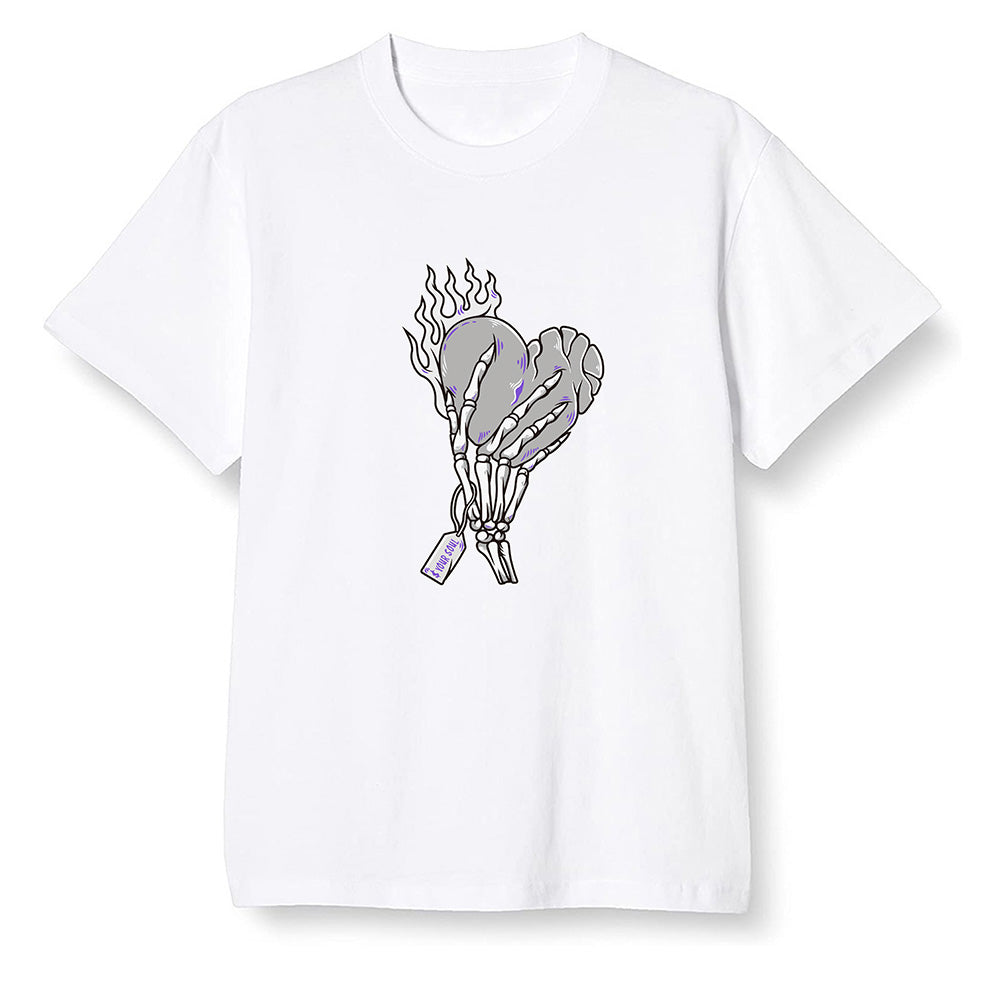 Pop Colour AJ6 Retro Ltr Flint - Love it will pay - White Men T-shirt