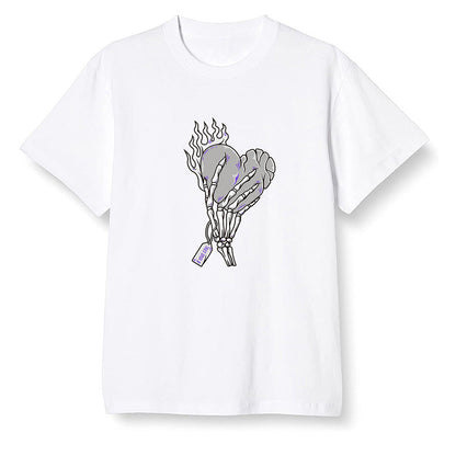 Pop Colour AJ6 Retro Ltr Flint - Love it will pay - White Men T-shirt